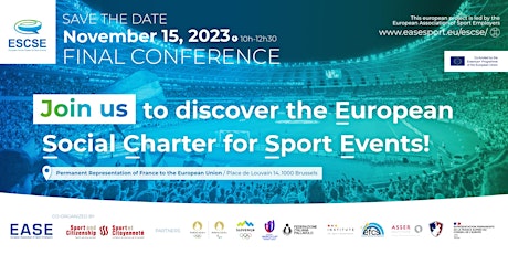 Image principale de Final Conference: European Social Charter for Sport Events