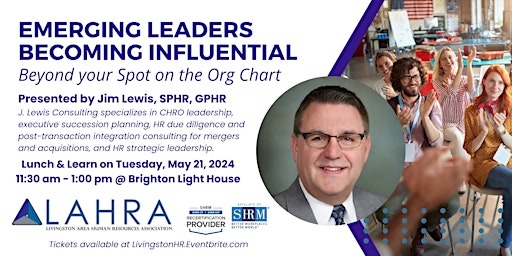 Imagen principal de Lunch and Learn - Emerging Leaders: Becoming Influential