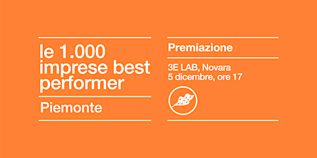 PREMIO LE 1000 IMPRESE BEST PERFORMER 2023 | PIEMONTE primary image