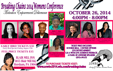 Breaking  Chains 2014 Womens Conference primary image