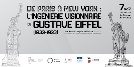 Imagen principal de De Paris à New York :  L'ingénierie visionnaire de Gustave Eiffel