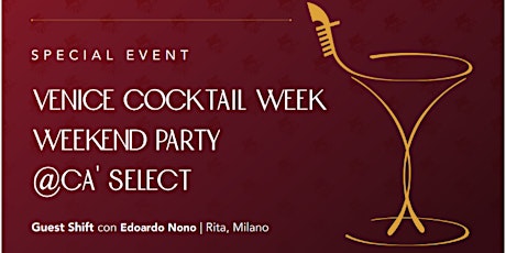 Venice Cocktail Week – Weekend Party primary image
