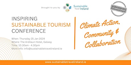 Inspiring Sustainable Tourism: Climate Action, Community & Collaboration primary image