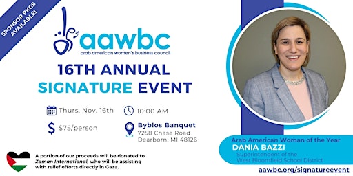 Imagem principal do evento aawbc's 16th Annual Signature Event