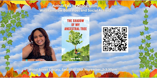 Author Talk by Nasha Solim - Walthamstow Born Poet and Social Activist primary image