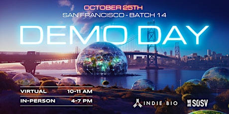 IndieBio SF Demo Day (Batch 14) primary image