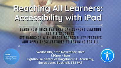 Immagine principale di Reaching all learners - accessibility with ipad 