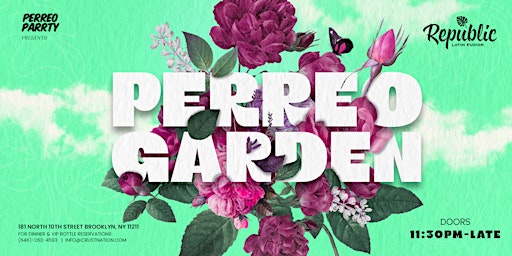 Hauptbild für Perreo Garden:  Latin & Reggaetón Party at Republic Latin Fusion