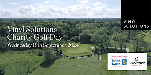 Immagine principale di Vinyl Solutions Charity Golf Day 2024  - INDIVIDUAL TICKET 