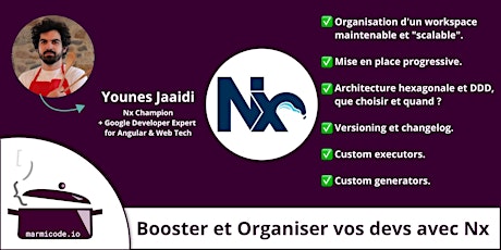Primaire afbeelding van Booster & Organiser vos développements JS avec Nx | 2 Jours | Français