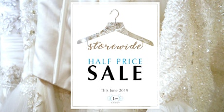 I AM A BRIDE® Wedding Gown Sale 2019
