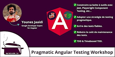 Image principale de Workshop Pragmatic Angular Testing  | 3 Jours | Français