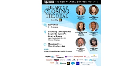 Imagen principal de The Art of Closing The Deal Hosted by: HD Supply