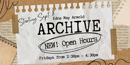 Archive Open Hours primary image