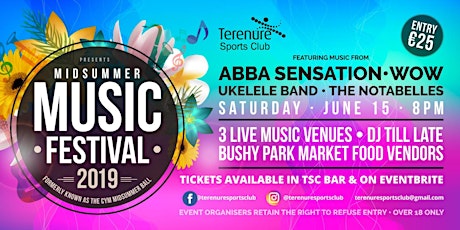 Terenure Sports Club | Mid Summer Music Festival primary image