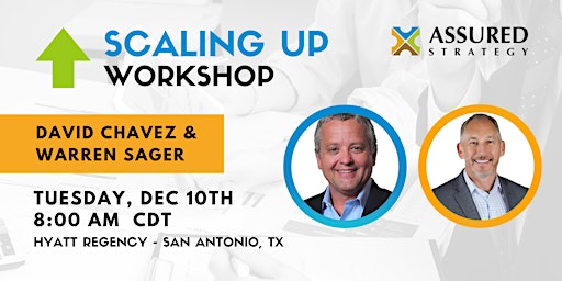 Primaire afbeelding van Scaling Up Workshop - San Antonio