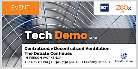 Tech Demo #9: Centralized v. Decentralized Ventilation primary image