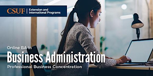 Online BA in Business Administration Info Session primary image