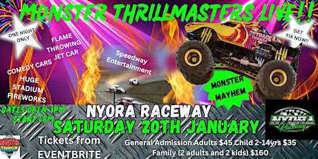 Monster Thrillmasters LIVE! NYORA RACEWAY primary image