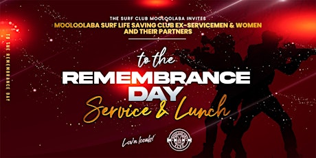 Immagine principale di Remembrance Day Service & Lunch for Ex-Servicemen & Women 