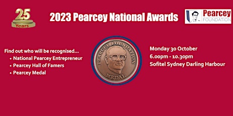 2023 Pearcey National Awards and Gala Dinner primary image
