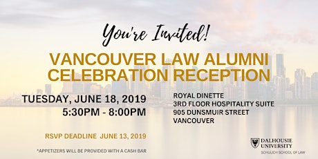 Vancouver Law Alumni Celebration Reception primary image