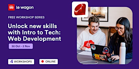 Primaire afbeelding van Intro to Tech: Web Development - 4-part workshop series