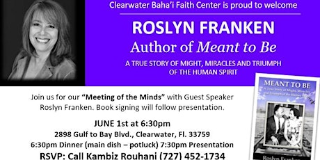 Meeting of the Minds with Author Roslyn Franken primary image