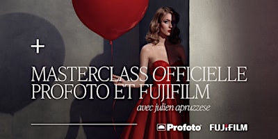 Logo for event Masterclass officielle Profoto et Fujifilm avec Julien Apruzzese