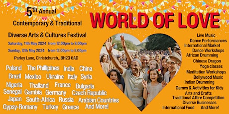 World of Love Festival. The World on your Doorstep.