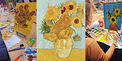 Sip and Paint Class - Van Gogh Sunflowers primary image