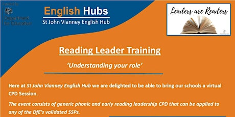 Phonics and Early Reading Leader Training primary image