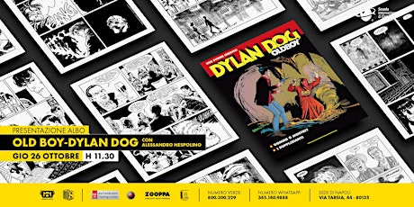 Immagine principale di ::: PRESENTAZIONE::: Dylan Dog Old Boy  con Alessandro Nespolino 