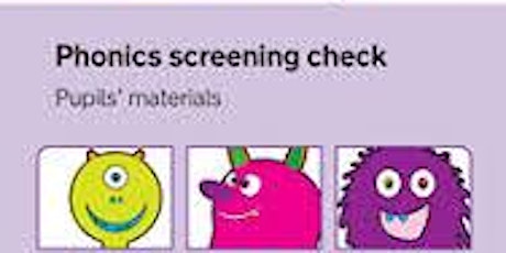 A 'check in for the Phonics Screening check' primary image