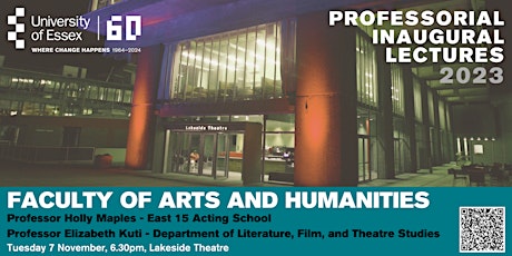 POSTPONED: Faculty of Arts and Humanities Professorial Inaugural Lectures primary image