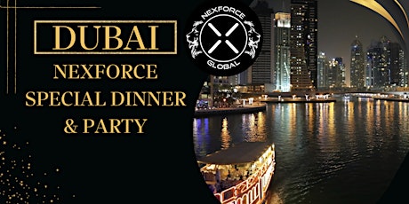 Nexforce Special Boat Rally and Dinner in Dubai primary image