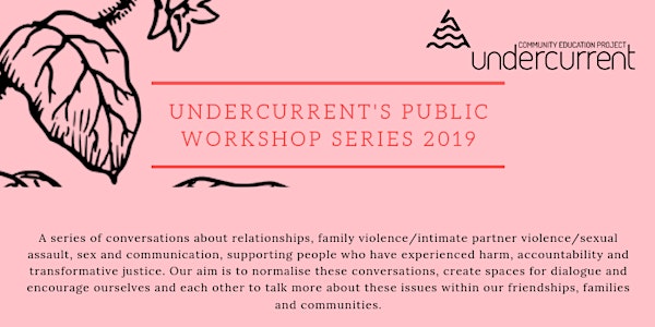 Undercurrent Vic. Public Workshop Series 2019