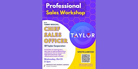 Professional Sales Workshop with Taylor Corporation primary image