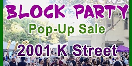 Block Party Pop-Up Sale / Purple Party Designs / Free / 3-9 pm