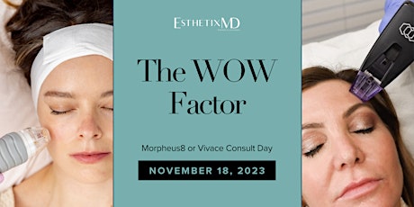 The WOW Factor: Morpheus8 or Vivace Consult Day primary image