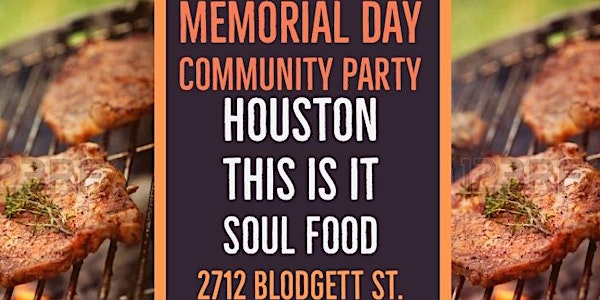 Memorial Day Community Party