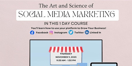 The Art and Science of Social Media Marketing primary image