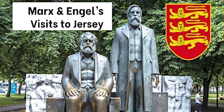 International Philosophy Day: Karl Marx and Friedrich Engels in Jersey  primärbild