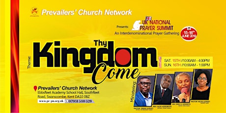 PCN  UK National Prayer Summit "THY KINGDOM COME"  primary image