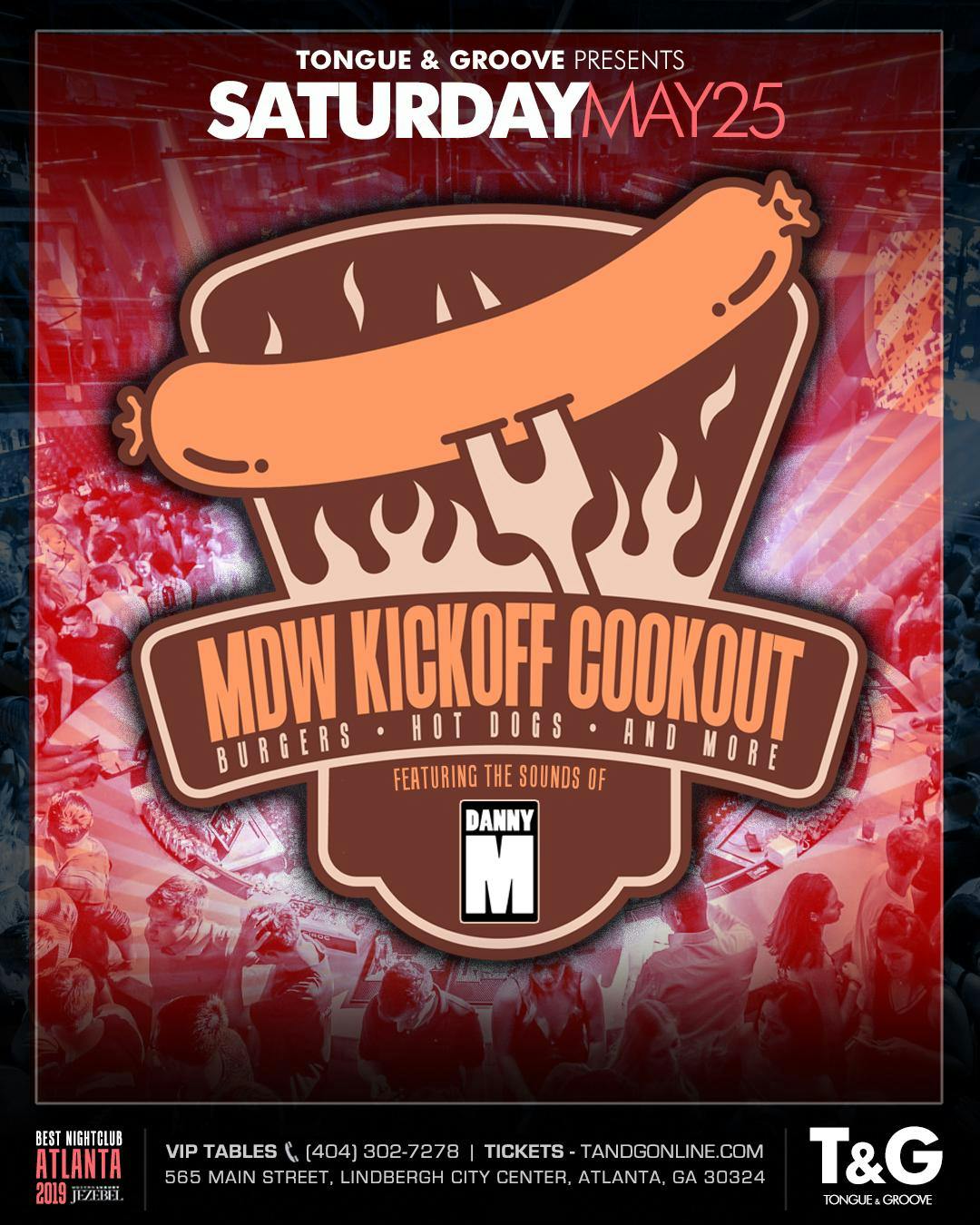 Memorial Day Weekend Party and Cookout at Tongue and Groove