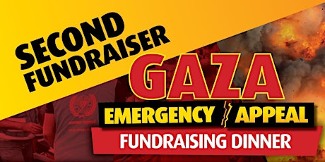 Primaire afbeelding van SECOND Stand For Gaza Fundraising Dinner