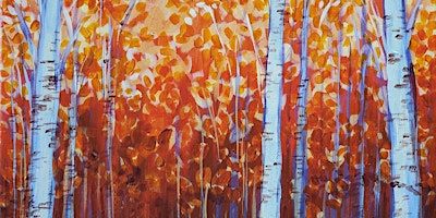 Birch Grove at Sunset - Paint and Sip by Classpop!™ primary image