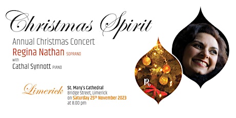 Regina Nathan's Christmas Spirit | Annual Christmas Concert | Limerick primary image