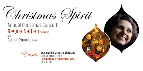 Imagen principal de Regina Nathan's Christmas Spirit | Annual Christmas Concert | Ennis