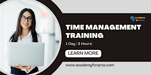 Image principale de Time Management 1 Day Training in Bedford